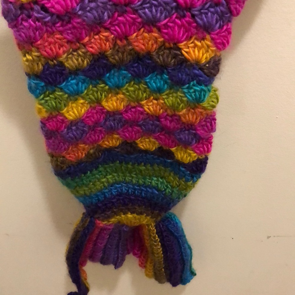 Handmade infant mermaid body sweater - Picture 2 of 5
